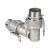 304不锈钢快速接头卡扣式F/e型水泵钢丝软管皮管水管扳把式活接 304DN15（4分）CE1套