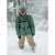 迪卡侬（DECATHLON）男式单板滑雪裤 SNB PA 500 深卡其布色男 44/XL