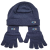 Champion男女帽子手套套装针织透气保暖户外运动休闲冬季 Medium Grey 均码