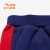 安踏儿童套装通用童加绒套装2022年冬季新款加绒卫衣+加绒保暖长裤通 涡轮蓝-3 165cm
