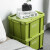 京顿军绿色周转箱塑料收纳箱带盖子储物整理箱存放箱收纳盒610*430*340mm