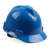 MSA梅思安 10172905 V-GardPE标准型安全帽 蓝色PE帽壳 超爱戴帽衬针织布吸汗带 D型下颏带*1顶