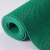 LENCUSN 绿色S型镂空网眼地毯实心 大孔8.5mm 1.2x12米一卷 防水泳池地垫PVC塑料疏水浴室洗手间防滑垫
