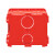 西门子开关插座 86型暗装底盒可拼装暗盒40只装 中国红 西门子中国红86型暗盒(8只套装)