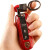 适用于保时捷新卡宴Macan718钥匙壳帕拉梅拉971改装钥匙包911套扣 老款五件套-卫红色