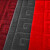 冰禹 BYlj-145 PVC压花拉绒地毯 走廊过道门垫 酒店防滑地垫 暗红色1.2m宽*15m（整卷）