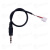 AUX音频线3.5耳机插头转XH2.54-3P端子功放前级护套信号线 0.75米