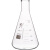 三角烧瓶耐高温烧瓶加厚摇瓶实验室锥形瓶50ml/100ml/250ml/5 三角瓶硅胶塞53-60（2个）