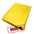 特大号黄色垃圾袋医疗用垃圾袋医院清洁商用环保塑料袋黄色无字款 100*120特特厚黄色平口50只 加厚