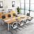 晨伊会议桌 长桌 会议室洽谈桌椅组合办公桌办公家具简约现代长方形 2.0米*1.0米会议桌