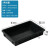 黑色塑料静电方盘手机托盘周转箱工作台物料箱收纳框电子零件盒 1号375*275*60mm