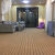 定制加厚办公室客厅酒店宾馆毛坯房卧室出租屋大改造满铺地毯 黑红六角 3米宽3.5米长整张发赠胶带