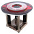 京方圆 1米2圆桌红古底带电陶炉-双层带转盘