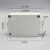 ABS塑料防水盒带耳户外防水接线盒密封盒监控电源盒子PC板仪表盒 100*68*50