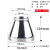 苓笺304不锈钢大小头卫生级焊接同心变径异径管道转换接头25~76规格 φ102X57
