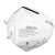 鑫和通头戴折叠式带呼吸阀防护口罩KN95防雾霾防沙尘口罩  9502V+环保装 25只/包