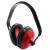 尚琛专业隔音耳罩耳塞防噪音工作学习用工业防护耳罩儿童小孩睡眠睡 舒适型 红色 XL