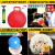 润华年加厚糖网气球模具硅胶巧克力艾素糖糖丝网球糖艺白色恋人模具 套装五(9件套)