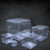 希万辉 正方形包装盒pvc透明盒子手办模型展示盒子 50个15*15*15cm