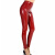 事思女人紧身裤外穿亮皮镜面皮舞台装高腰外穿亮光打底紧身裤皮裤 红色 2XL 适合(145-160斤)