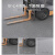 PVC塑胶地板革商用水泥地直接铺防水防滑工厂车间加厚耐磨地胶垫 纯灰色1.8mm巨厚超耐磨防水防滑 2x5m