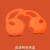 法贵尼 FACRENI无线蓝牙耳机耳帽适用于苹果airpods耳塞套防丢耳套防掉1/2/3代pr 橙色 苹果AirPods2
