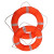 苏识 SSDW401 橘色实心牛津布泡沫水库泳池防汛成人船用救生圈 大号 （单位：个）