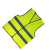 Raxwell(瑞氪维尔) XRRK-03031   反光背心 双杠魔术贴款 荧光黄 均码 (单位：件）