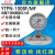 红旗牌仪表YTPN-100BF/MF全不锈钢耐震隔膜压力表耐腐蚀高温法兰 0~0.6MPa
