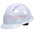 盾守 AS-23三筋白色 ABS三筋透气款头盔建筑施工防护安全帽可印字