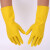 上柯 B087 橡胶手套 防滑耐磨乳胶橡胶手套 长款耐用乳胶手套 S码(掌宽7-8cm)