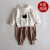 迪士尼（DISNEY）宝宝纯棉套装春秋洋气婴儿卫衣两件套男女小童衣服1-3周岁2外穿潮 白色 身高80CM(90码) 1岁左右