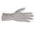 适用Cleanroom Nitrile Gloves 一次性加长12寸净化丁腈手套 12寸白色丁晴防滑好 6克 灰 M