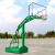 户外篮球架成人训练标准学校篮球框移动式成年篮球架家用室外 220mm蓝色圆管地埋加强型 加厚4.0mm/只