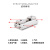 导轨滑台气动手指气缸MHF2-8D-12D-16D-20D/D1/D2薄型气爪代替SMCAA 滑台MHF2-20D1R