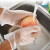 塞莫诗一次性PVC手套 清洁防水家庭园艺餐饮卫生多用途透明100只 特大号XL