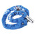 工霸（GONGBA）五金链条锁蓝色包布链锁 600mm 1条