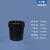 塑料桶化工桶油漆桶密封pp桶带提手打包桶1-50L涂料桶胶桶 20L-黑色(常规美式)