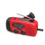 沸耐笙 FNS-31187 多功能应急手电筒手摇发电收音机 红色约145*62*76mm 1只