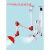 丹斯提尼抽气罩实验室三节移动排烟器通风排风罩pp万向抽风艾灸吸 标准pp红色(吊顶款)