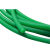 迈恻亦聚氨酯粗面圆带粘接圆形皮带O型传动带出口品质绿色可接驳PU圆带 3mm一条10米长