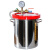 适用真空消泡桶AB胶滴胶消泡机小型脱泡桶抽真空容器树脂硅胶脱泡桶定制 (6加仑)直径28cm高度35cm