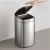 雅聚和唐 感应垃圾桶自动带盖大号干湿分类垃圾桶 GC23112-12L钛银色