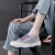 步奢帆布鞋女2024年夏季新款百搭透气板鞋女厚底休闲运动网面女鞋 紫色 37