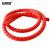 安赛瑞 束线管 电线整理收纳管 束线管电线装饰螺旋保护套 10mm红色 2米 5C00231