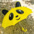 花乐集儿童06岁 太阳伞儿童玩具伞卡通可爱雨伞幼儿园宝宝小伞 大熊猫(适合26岁)