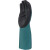 代尔塔 201835 VV835 超厚双层丁腈防护手套耐磨防化重工业石油防护手套 绿色 9码