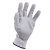 哥尔姆 五级防割手套 HPPE耐磨防护防切割劳保手套工业园艺防割 工作手套 麻灰色（100双装） M
