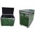 定做铝合金箱航空箱定制五金工具箱仪器箱运输箱手提箱音响机柜箱 绿色