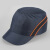 久匀 防撞棒球式安全帽 可定制透气轻型 防砸内衬工作布安全帽 藏青色短帽檐流线款安全帽 L(58-60cm)